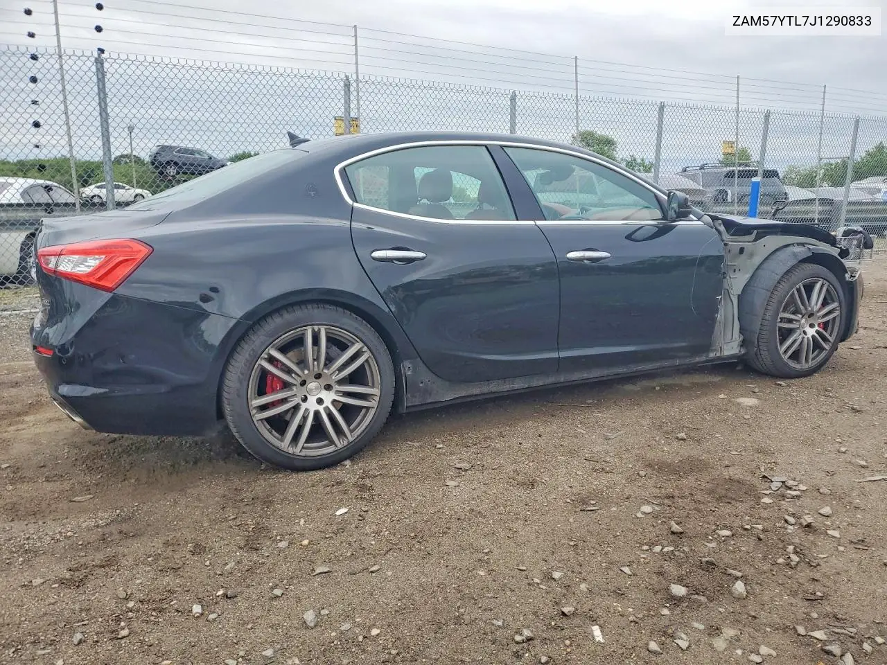 2018 Maserati Ghibli S VIN: ZAM57YTL7J1290833 Lot: 52586566