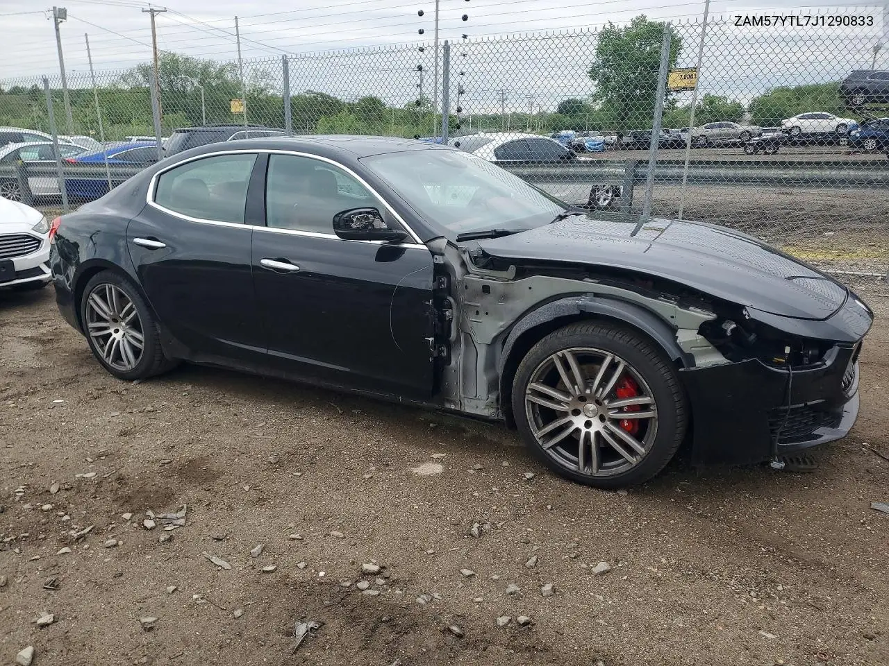 2018 Maserati Ghibli S VIN: ZAM57YTL7J1290833 Lot: 52586566