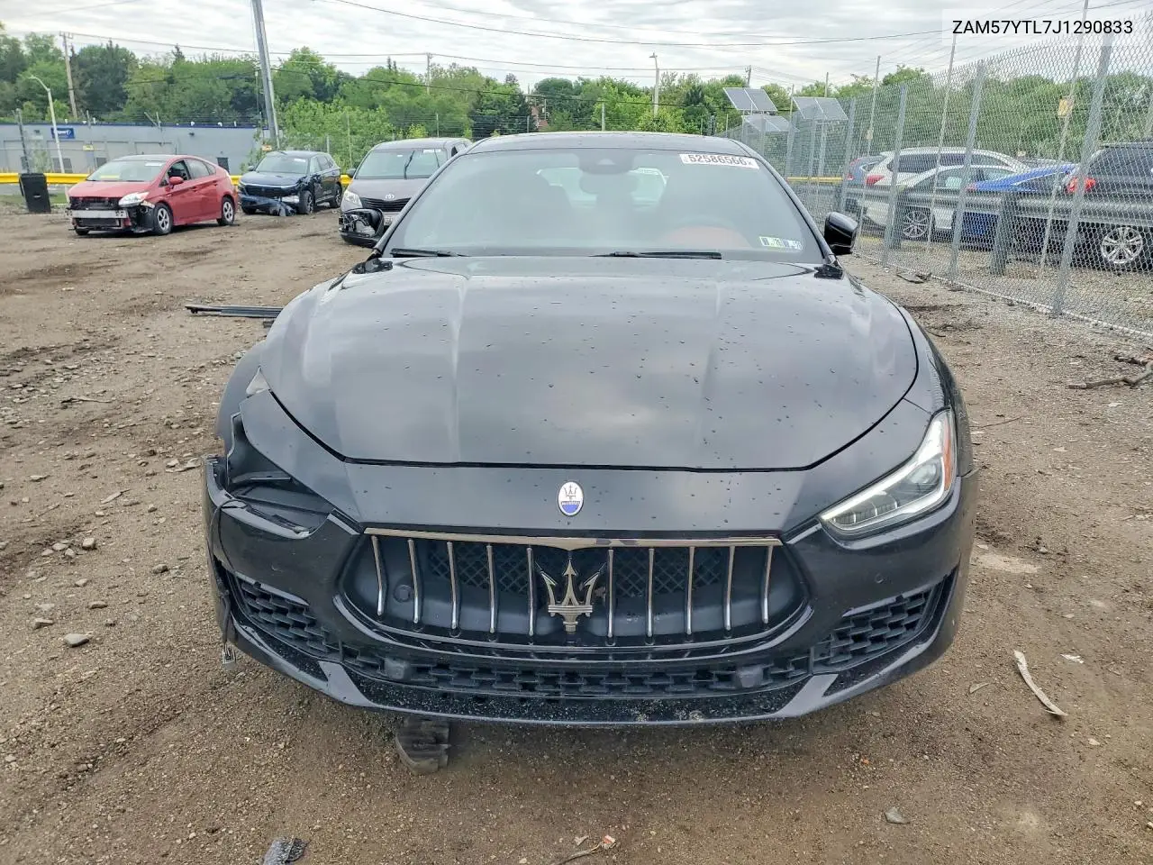 2018 Maserati Ghibli S VIN: ZAM57YTL7J1290833 Lot: 52586566