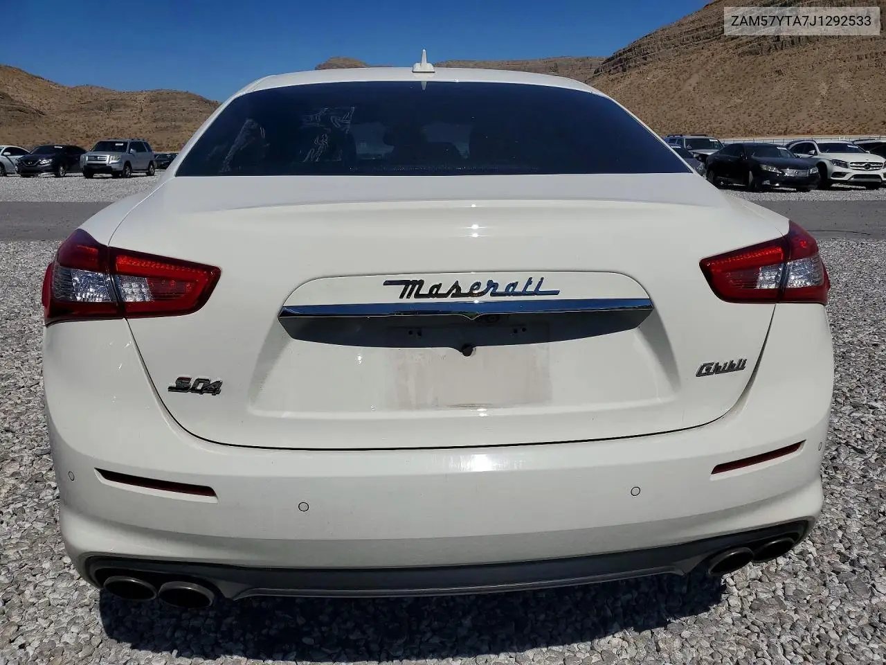2018 Maserati Ghibli S VIN: ZAM57YTA7J1292533 Lot: 57391746