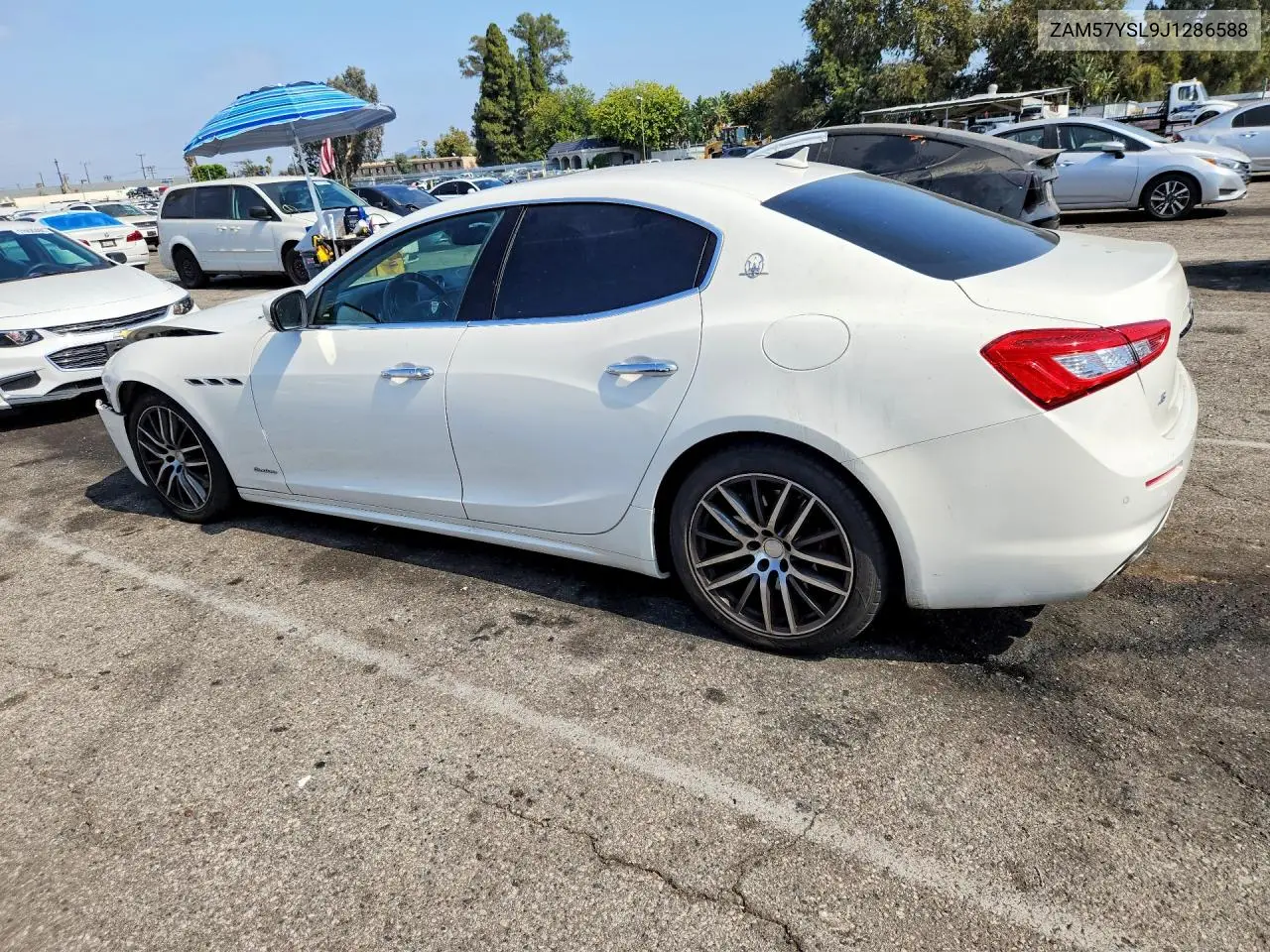 2018 Maserati Ghibli VIN: ZAM57YSL9J1286588 Lot: 57852056