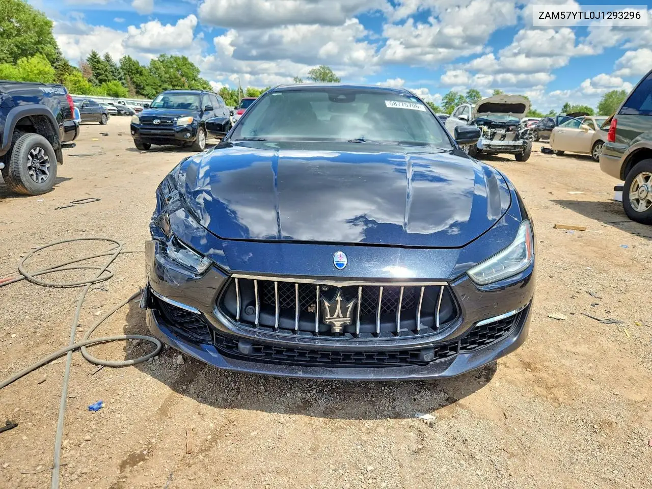 2018 Maserati Ghibli S/Q4/Luxury VIN: ZAM57YTL0J1293296 Lot: 58775706