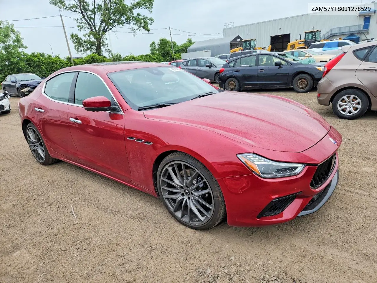 2018 Maserati Ghibli VIN: ZAM57YTS0J1278529 Lot: 59304876
