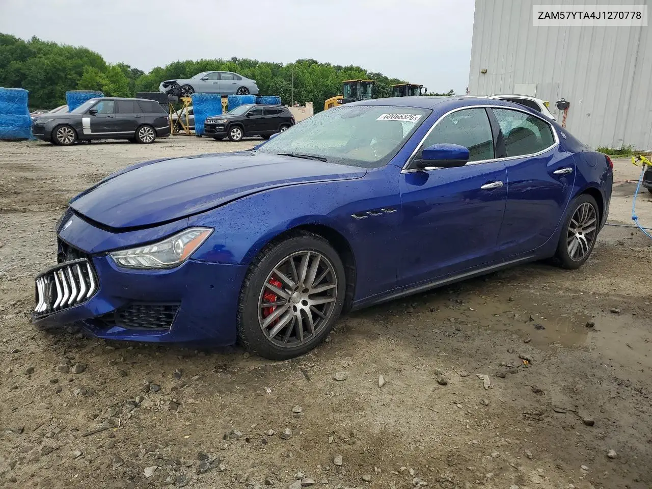 2018 Maserati Ghibli S VIN: ZAM57YTA4J1270778 Lot: 60066326
