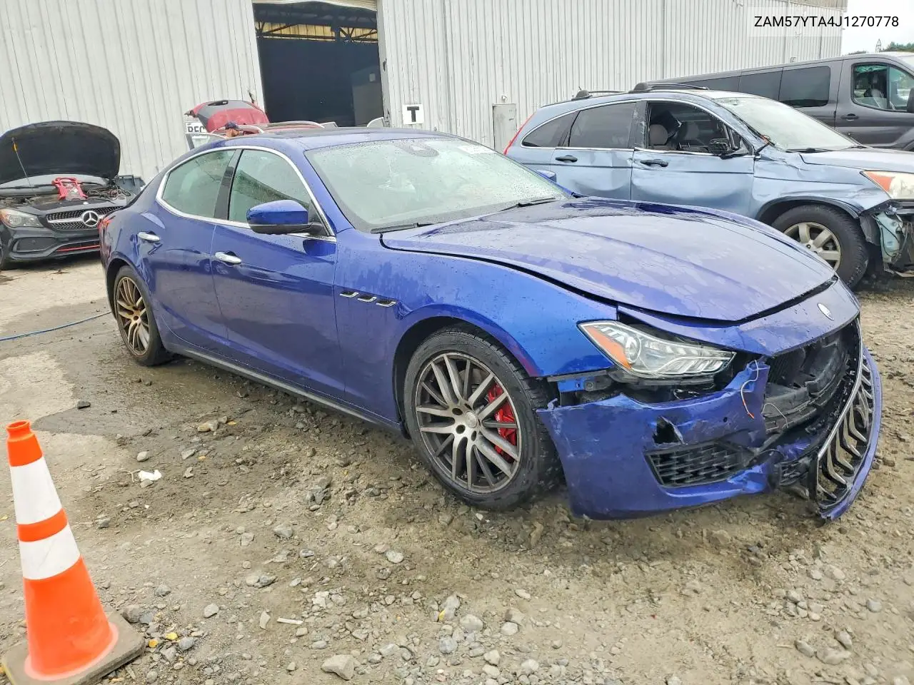 2018 Maserati Ghibli S VIN: ZAM57YTA4J1270778 Lot: 60066326