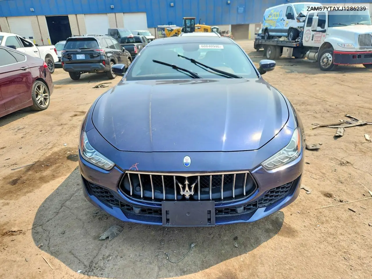 2018 Maserati Ghibli S VIN: ZAM57YTAXJ1286239 Lot: 60840946