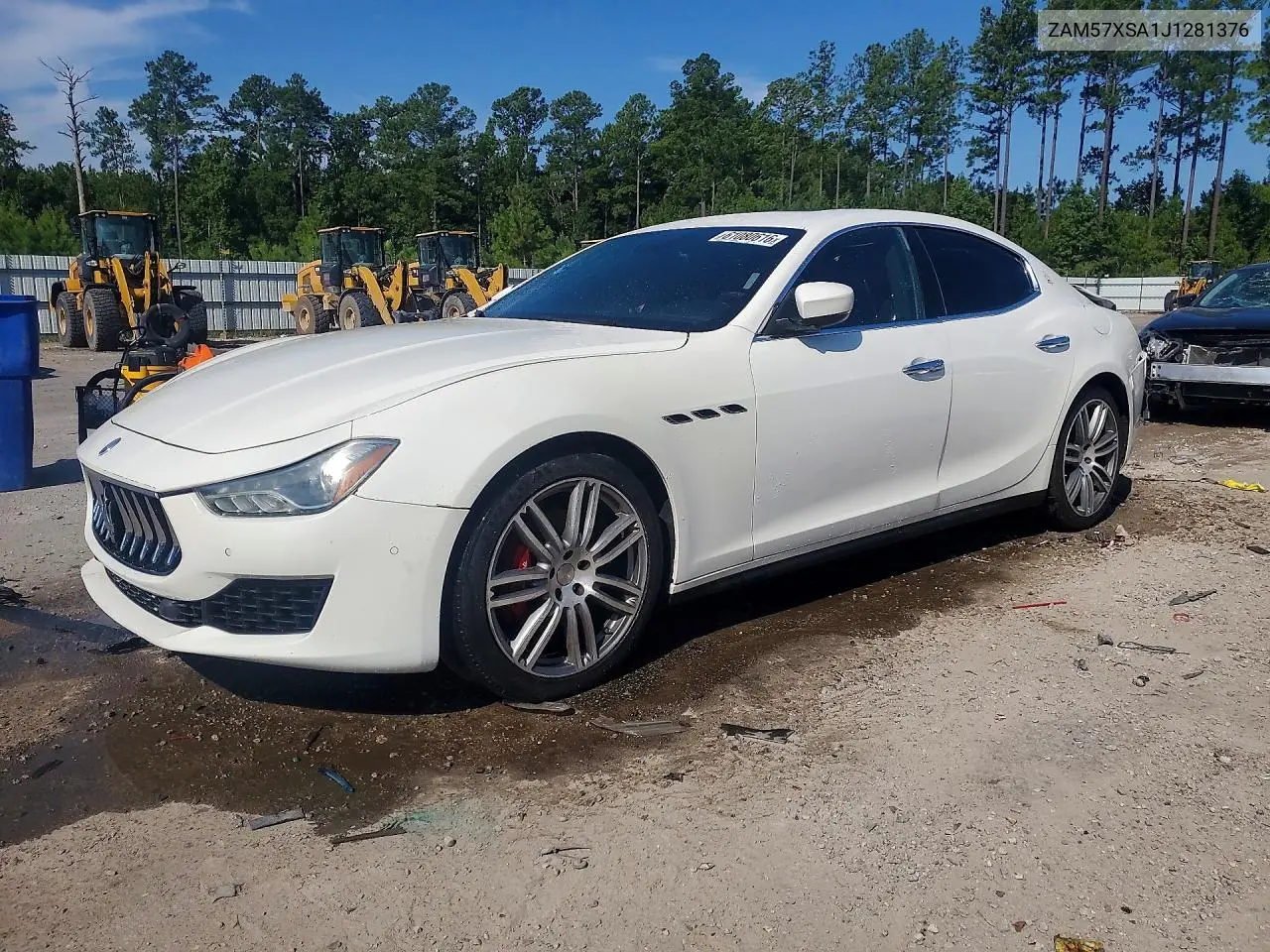 2018 Maserati Ghibli VIN: ZAM57XSA1J1281376 Lot: 61080616