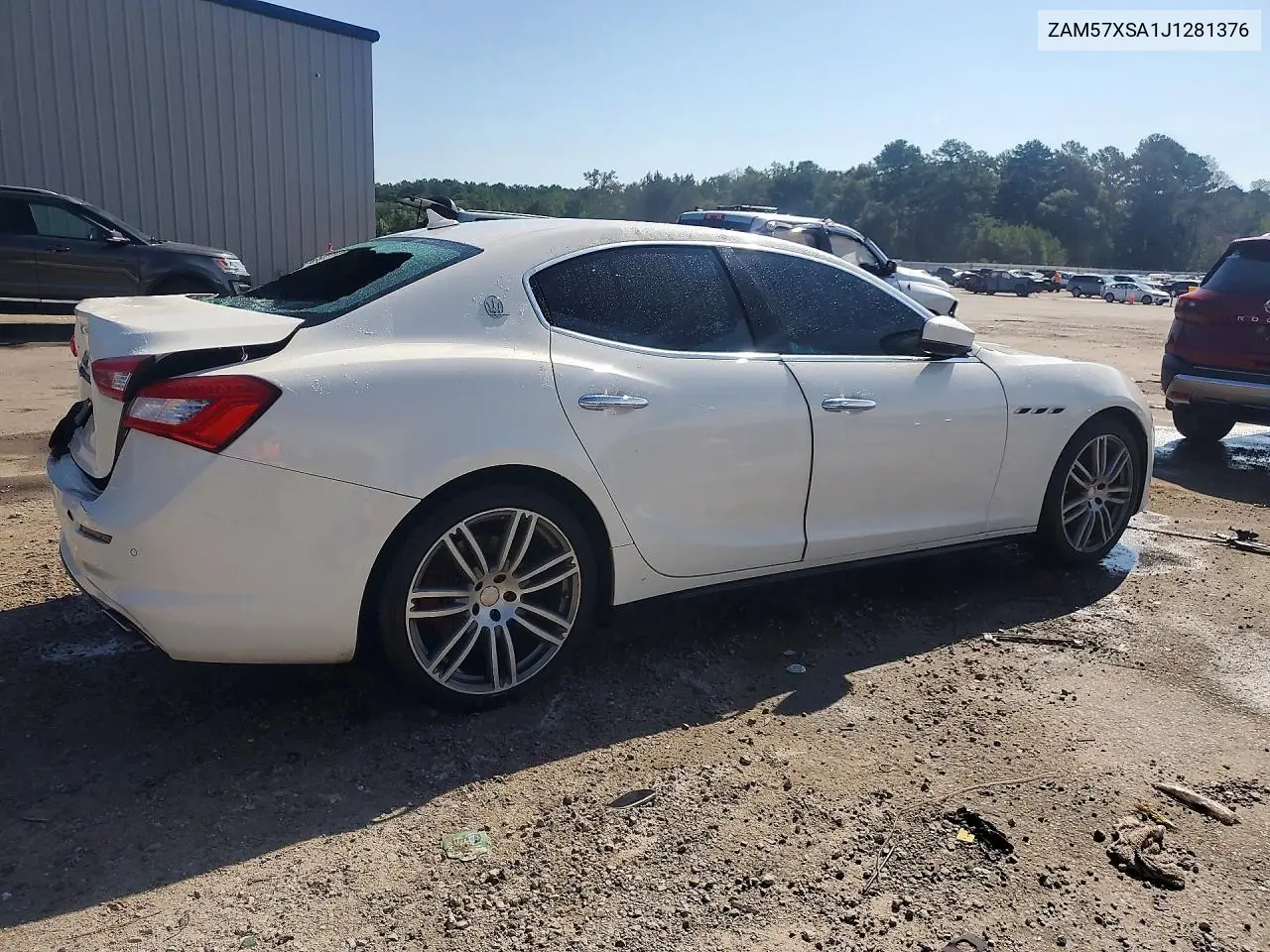2018 Maserati Ghibli VIN: ZAM57XSA1J1281376 Lot: 61080616