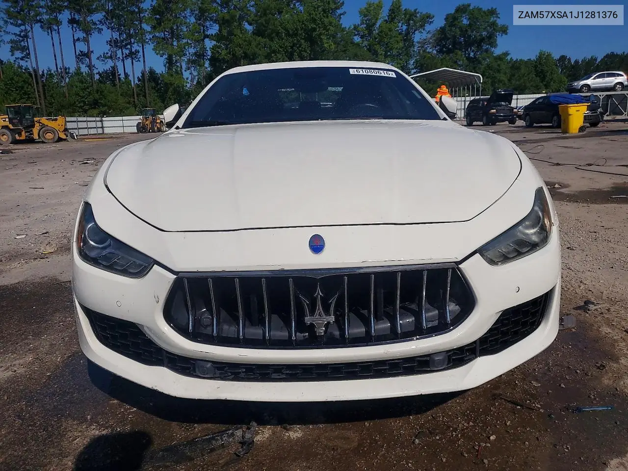 2018 Maserati Ghibli VIN: ZAM57XSA1J1281376 Lot: 61080616