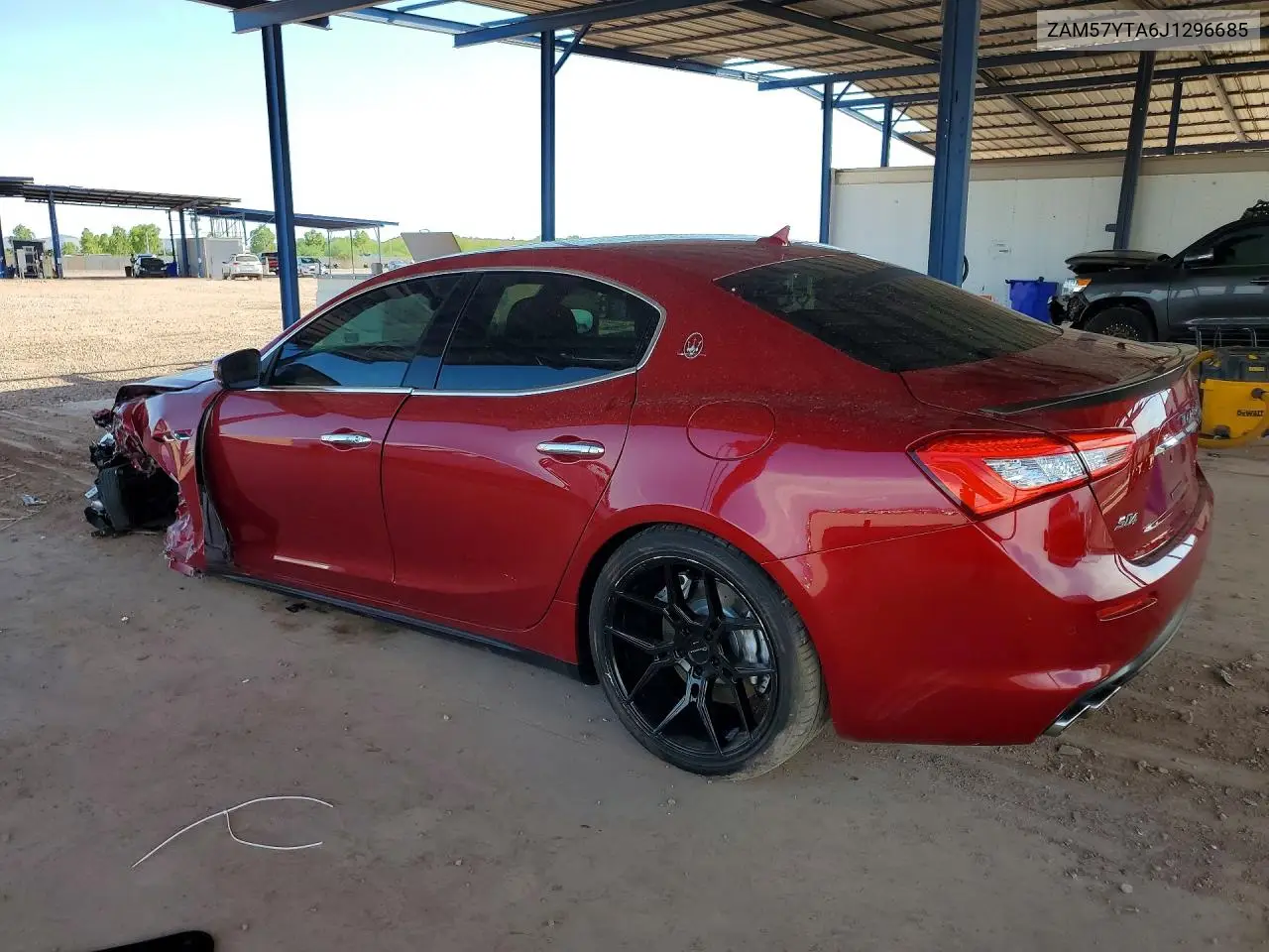 2018 Maserati Ghibli S/Q4 VIN: ZAM57YTA6J1296685 Lot: 61367006