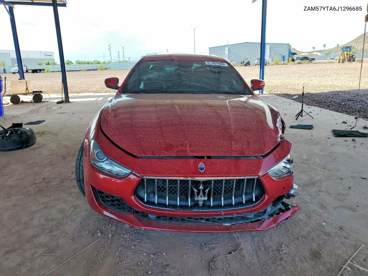 2018 Maserati Ghibli S/Q4 VIN: ZAM57YTA6J1296685 Lot: 61367006