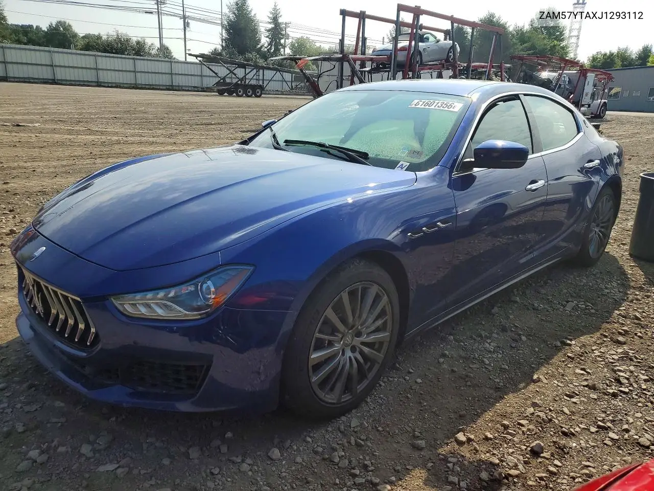 2018 Maserati Ghibli S VIN: ZAM57YTAXJ1293112 Lot: 61601356