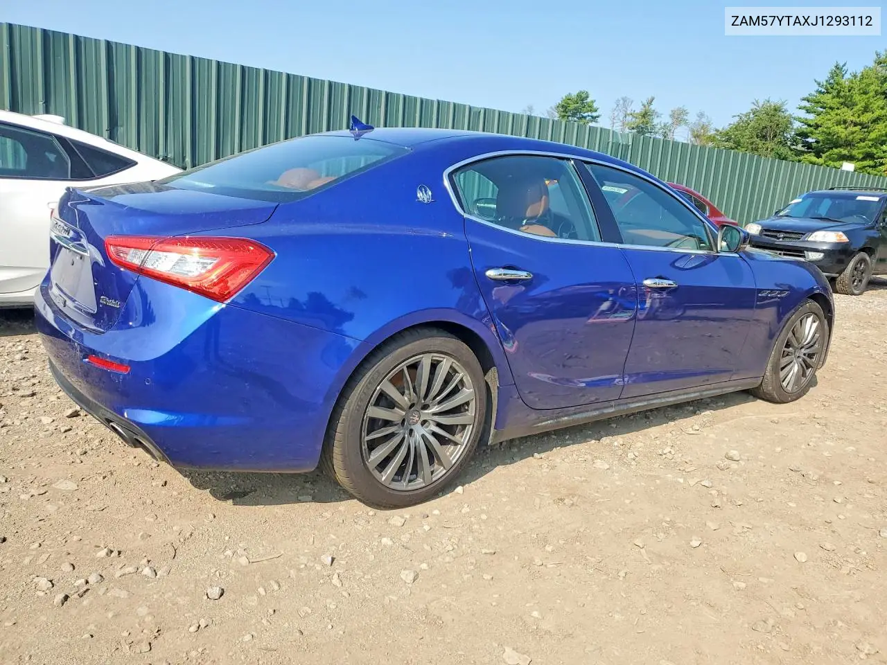 2018 Maserati Ghibli S VIN: ZAM57YTAXJ1293112 Lot: 61601356