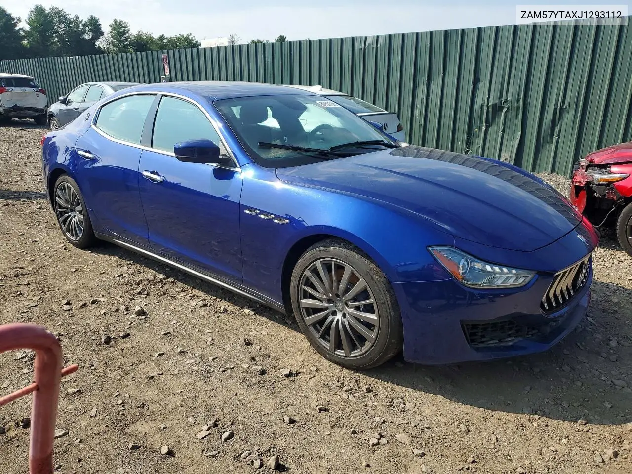 2018 Maserati Ghibli S VIN: ZAM57YTAXJ1293112 Lot: 61601356