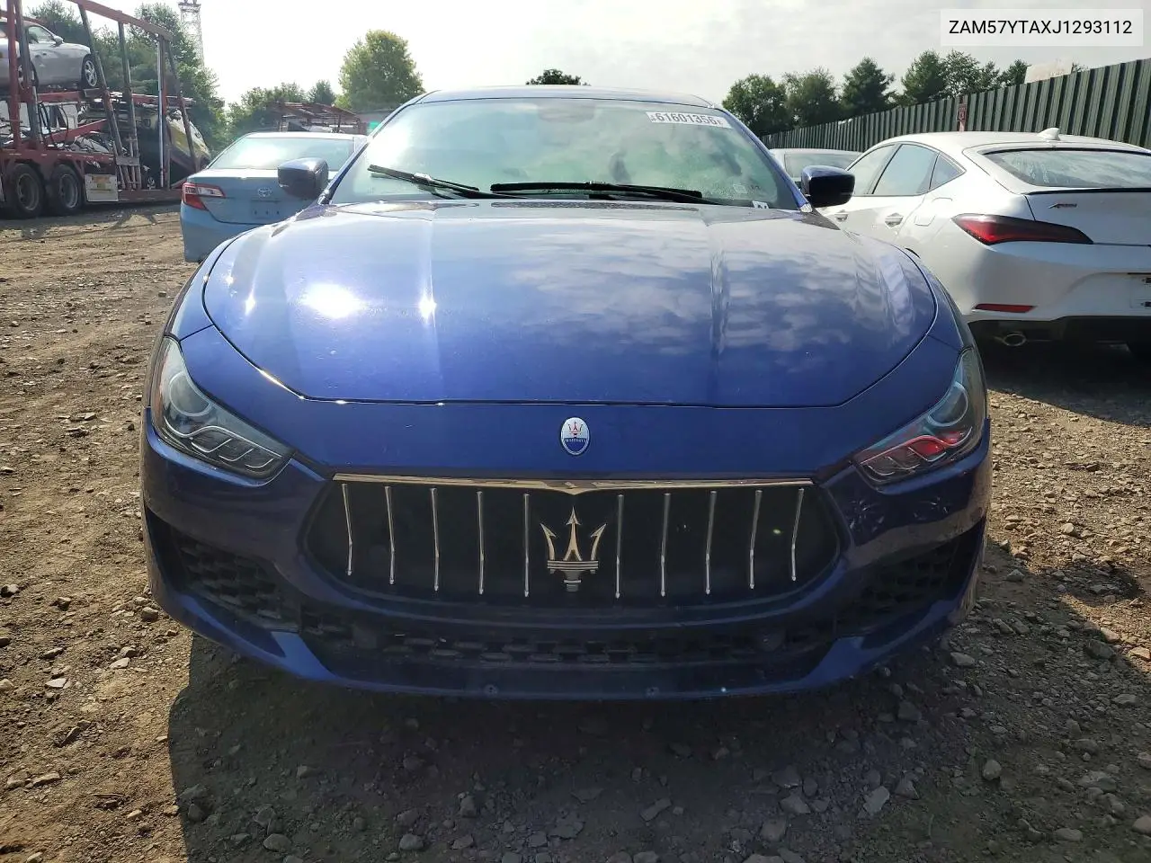 2018 Maserati Ghibli S VIN: ZAM57YTAXJ1293112 Lot: 61601356