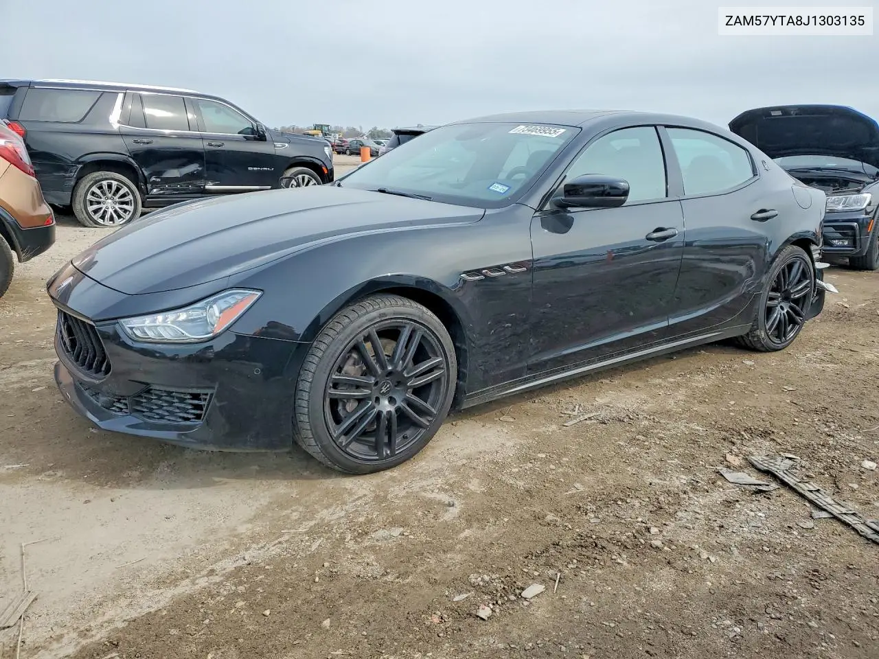2018 Maserati Ghibli VIN: ZAM57YTA8J1303135 Lot: 73469955