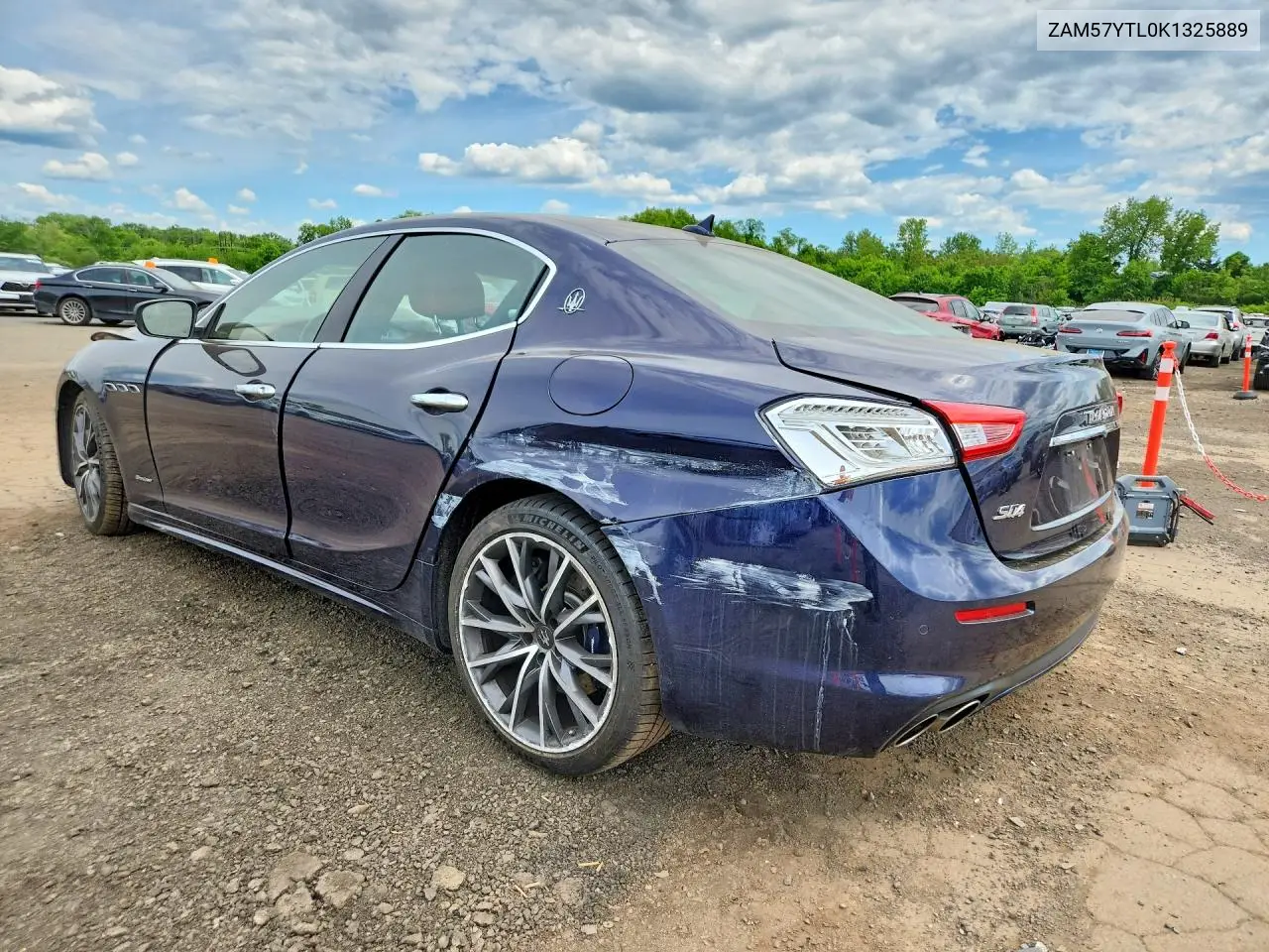 2019 Maserati Ghibli S VIN: ZAM57YTL0K1325889 Lot: 55246296