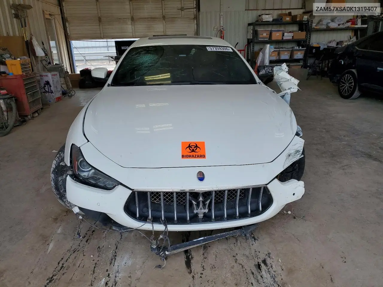2019 Maserati Ghibli VIN: ZAM57XSA0K1319407 Lot: 57359306