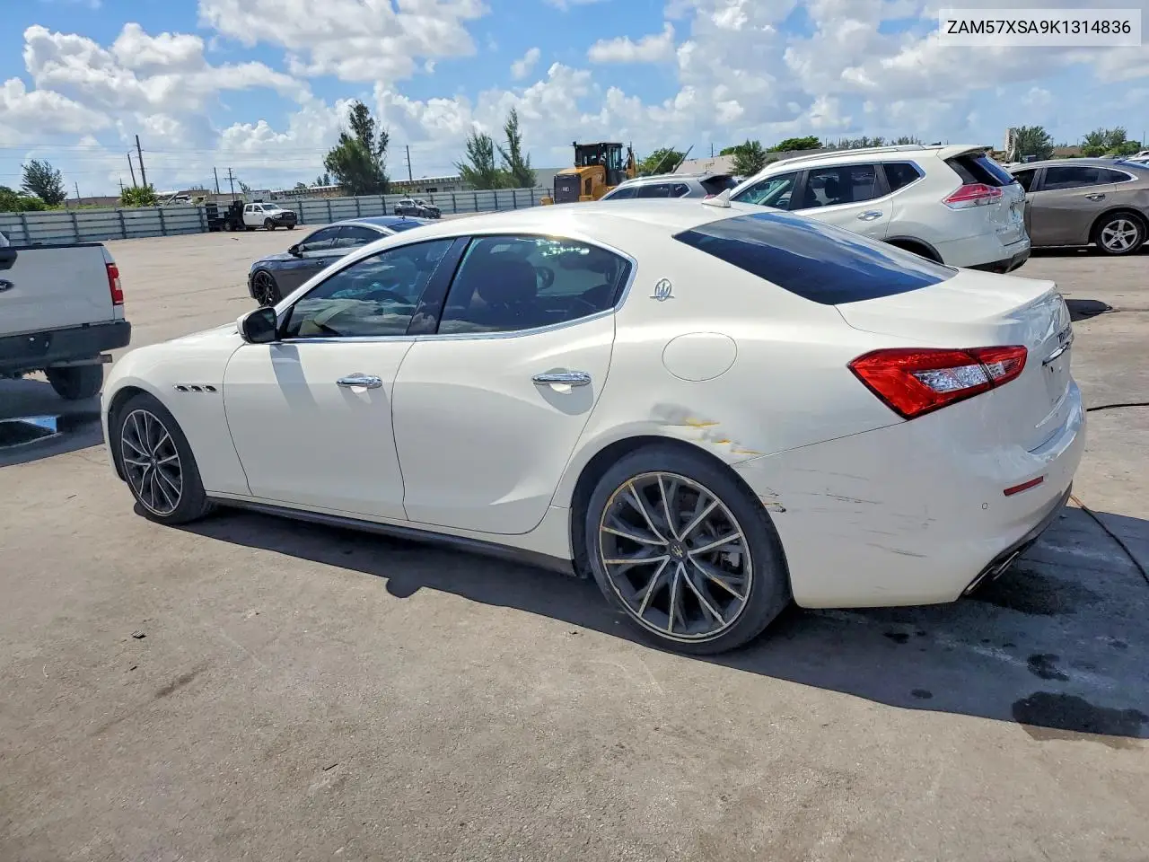 2019 Maserati Ghibli VIN: ZAM57XSA9K1314836 Lot: 59122886