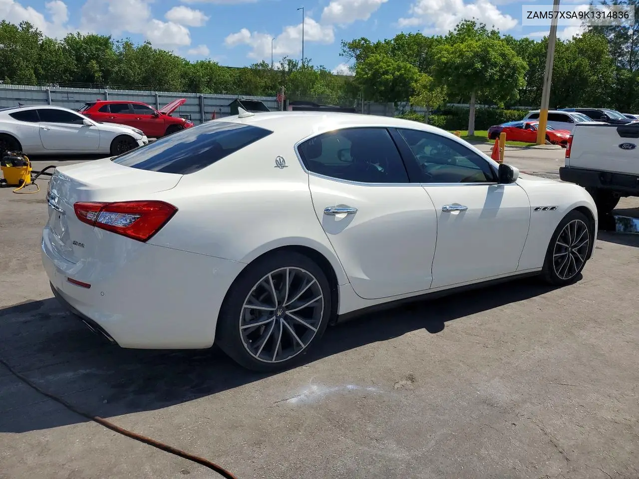 2019 Maserati Ghibli VIN: ZAM57XSA9K1314836 Lot: 59122886