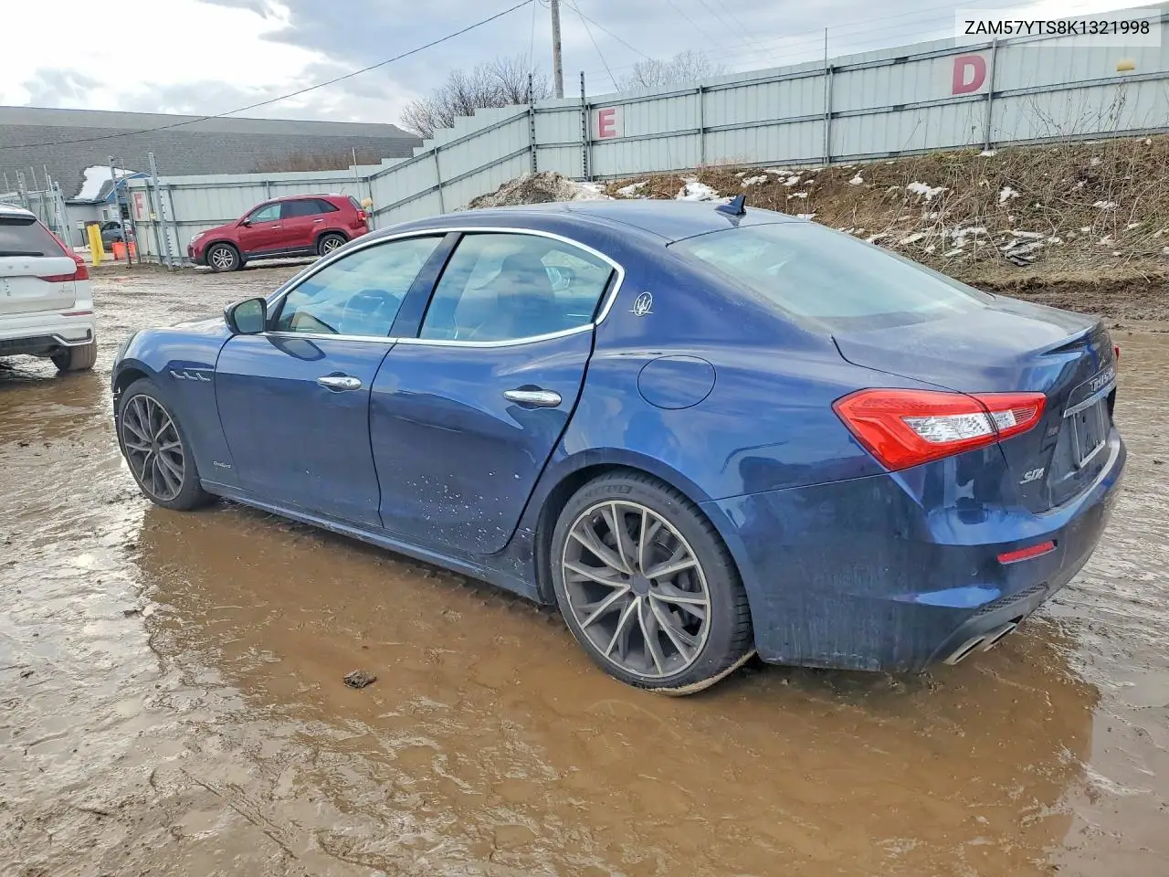 2019 Maserati Ghibli S VIN: ZAM57YTS8K1321998 Lot: 77592295