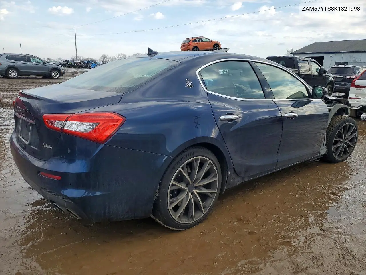 2019 Maserati Ghibli S VIN: ZAM57YTS8K1321998 Lot: 77592295