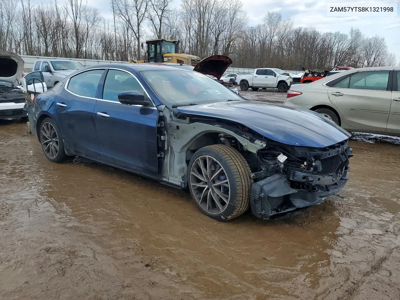2019 Maserati Ghibli S VIN: ZAM57YTS8K1321998 Lot: 77592295