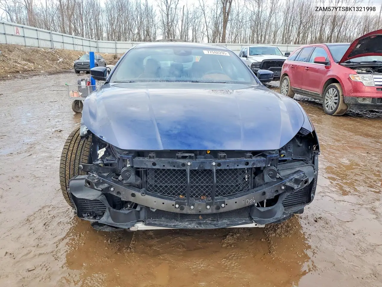 2019 Maserati Ghibli S VIN: ZAM57YTS8K1321998 Lot: 77592295
