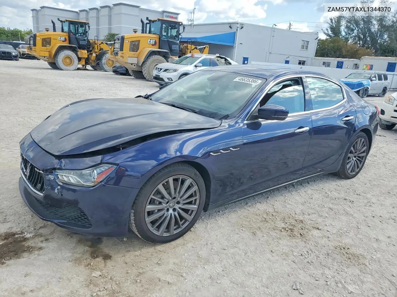 2020 Maserati Ghibli S VIN: ZAM57YTAXL1344370 Lot: 46635386