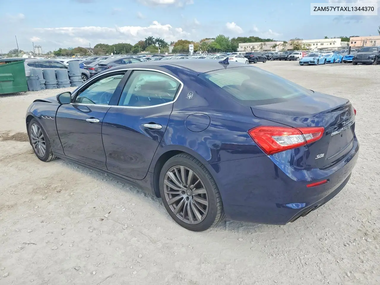 2020 Maserati Ghibli S VIN: ZAM57YTAXL1344370 Lot: 46635386