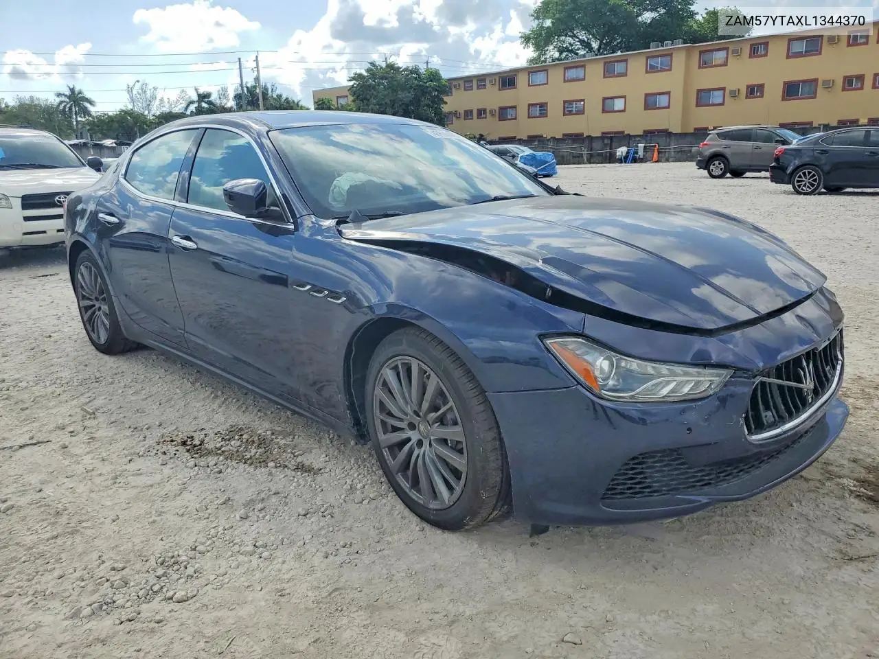 2020 Maserati Ghibli S VIN: ZAM57YTAXL1344370 Lot: 46635386