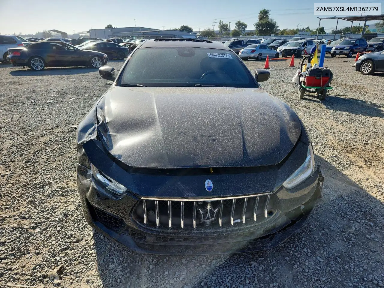 2021 Maserati Ghibli Luxury VIN: ZAM57XSL4M1362779 Lot: 56026376