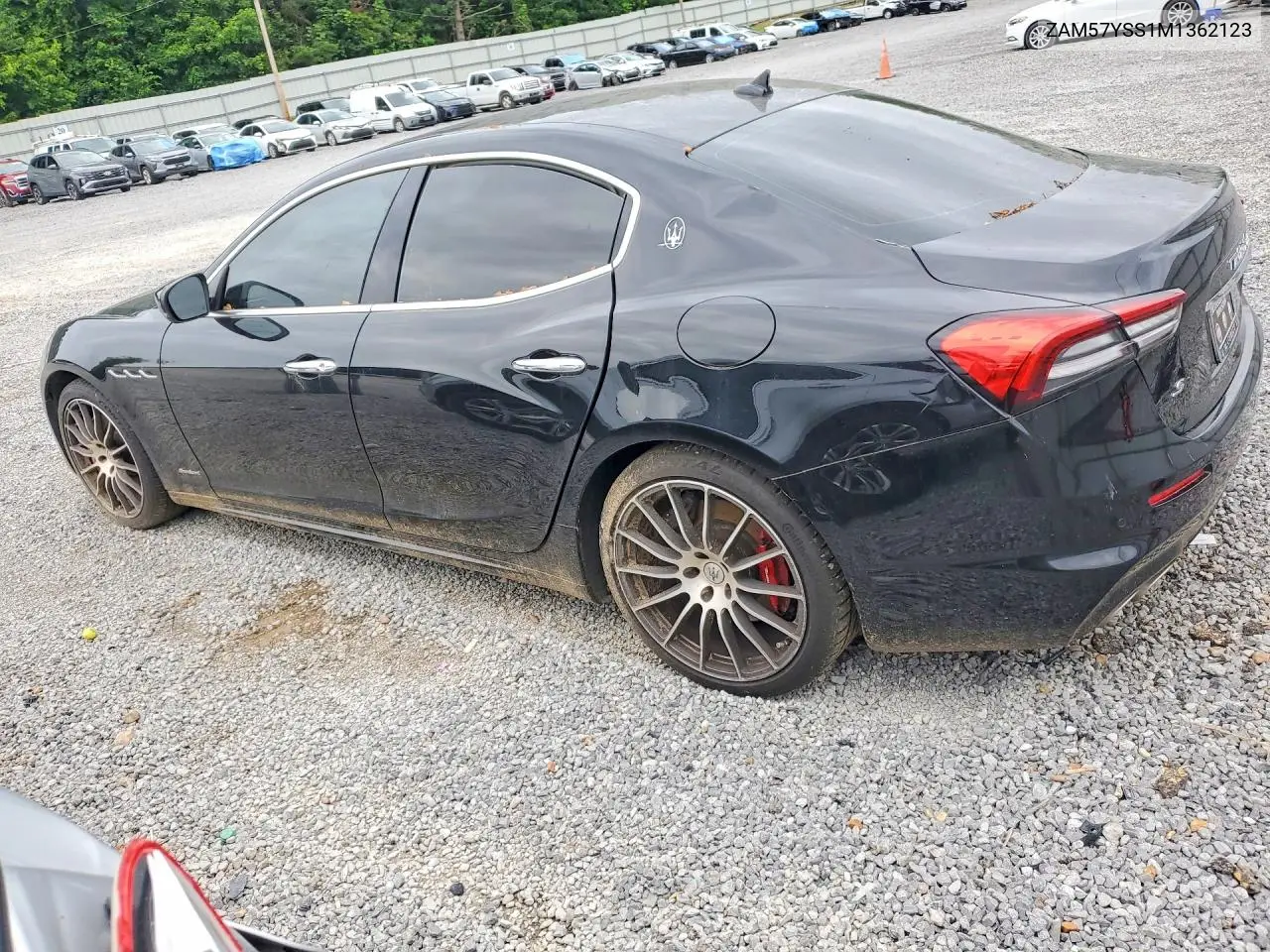 2021 Maserati Ghibli S VIN: ZAM57YSS1M1362123 Lot: 57978526
