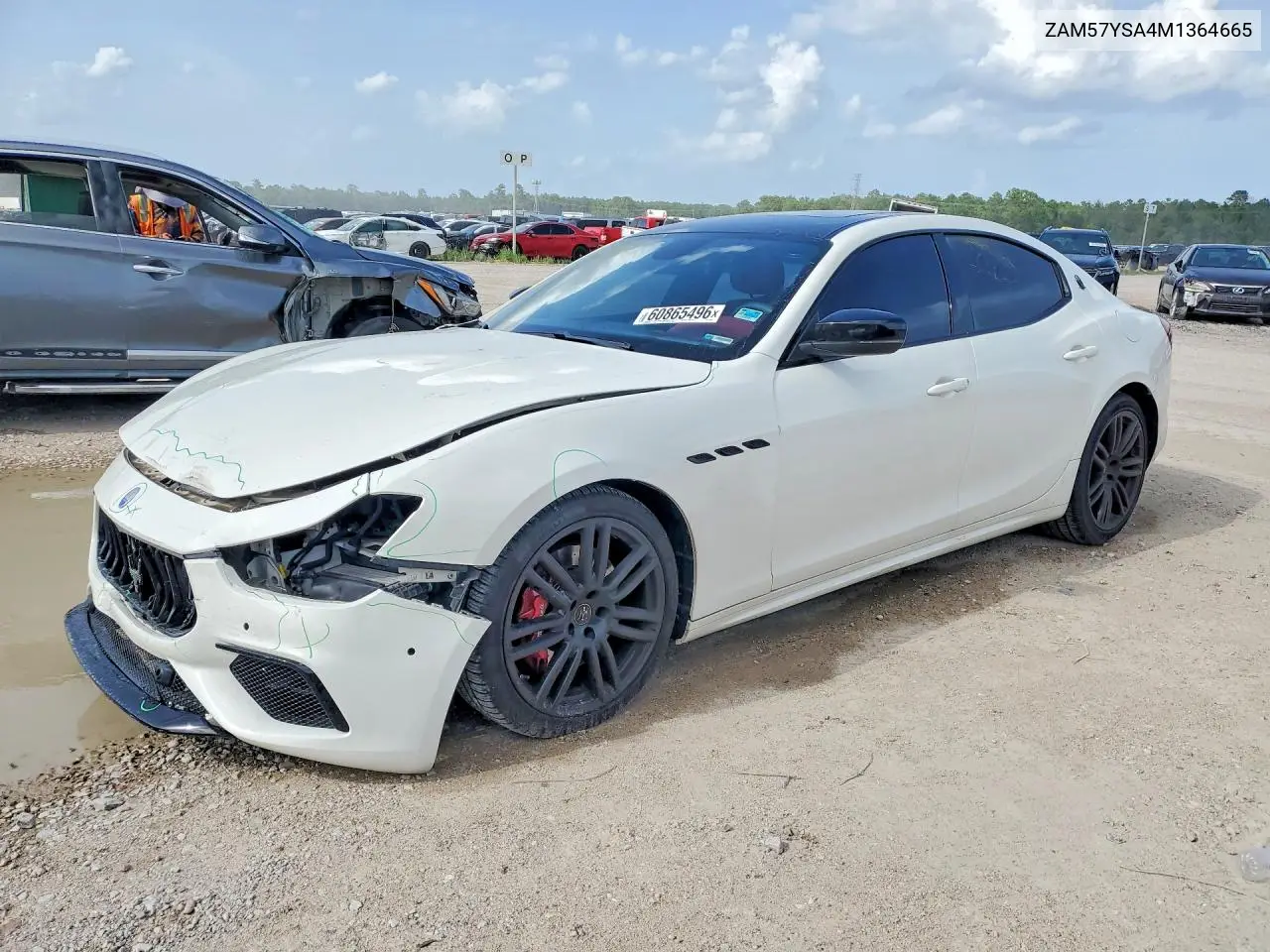 2021 Maserati Ghibli S VIN: ZAM57YSA4M1364665 Lot: 60865496