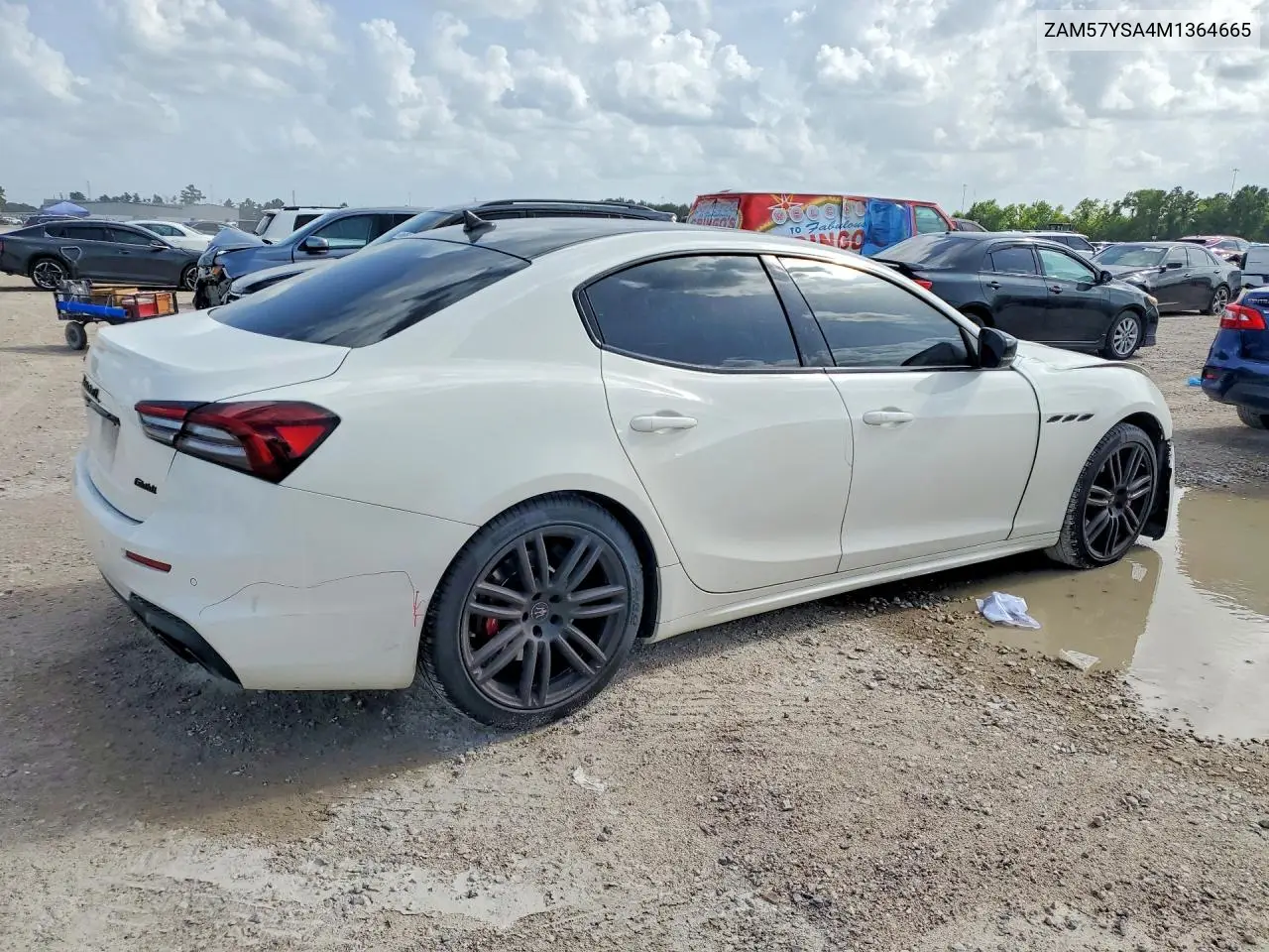 2021 Maserati Ghibli S VIN: ZAM57YSA4M1364665 Lot: 60865496