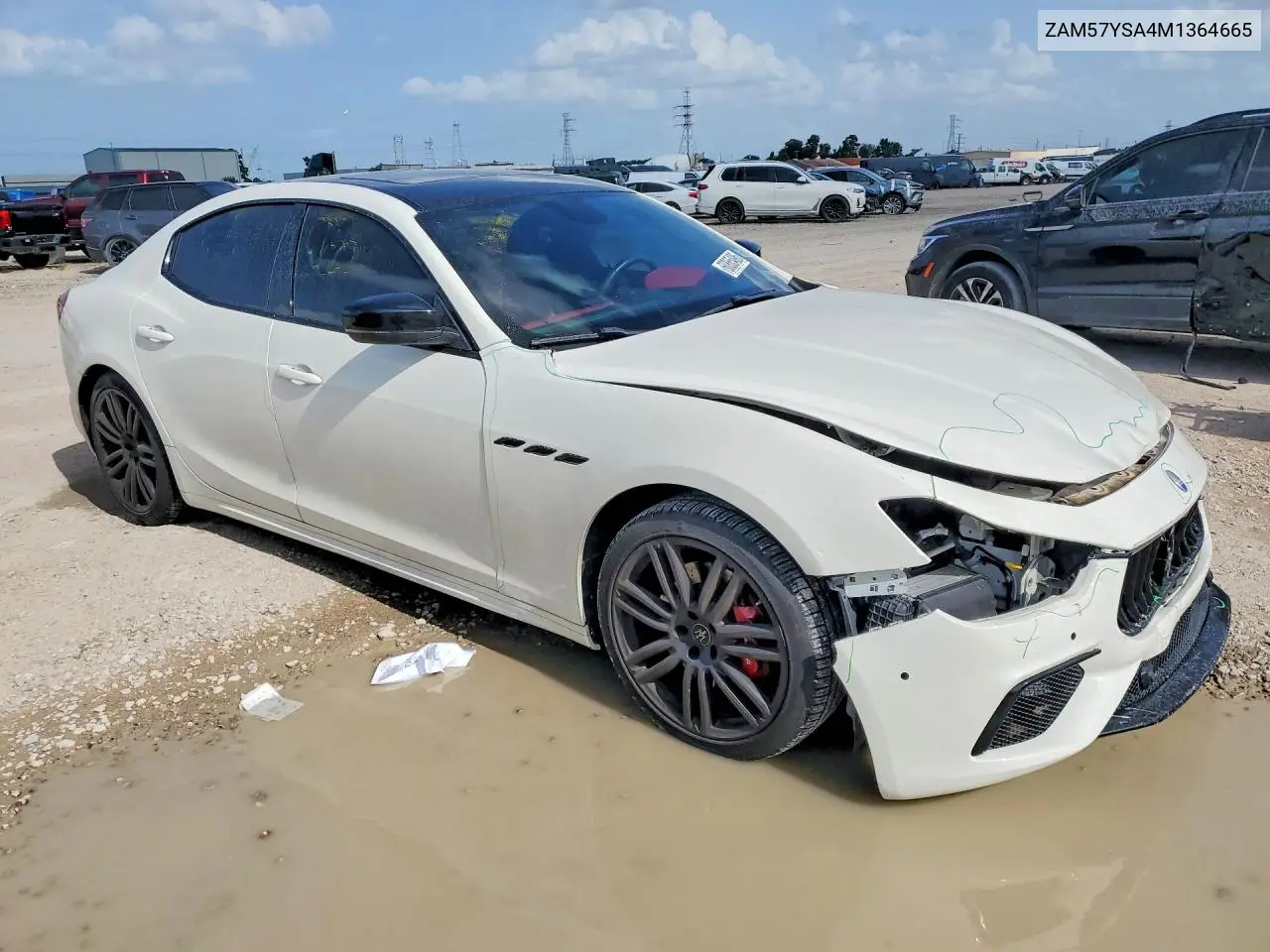 2021 Maserati Ghibli S VIN: ZAM57YSA4M1364665 Lot: 60865496