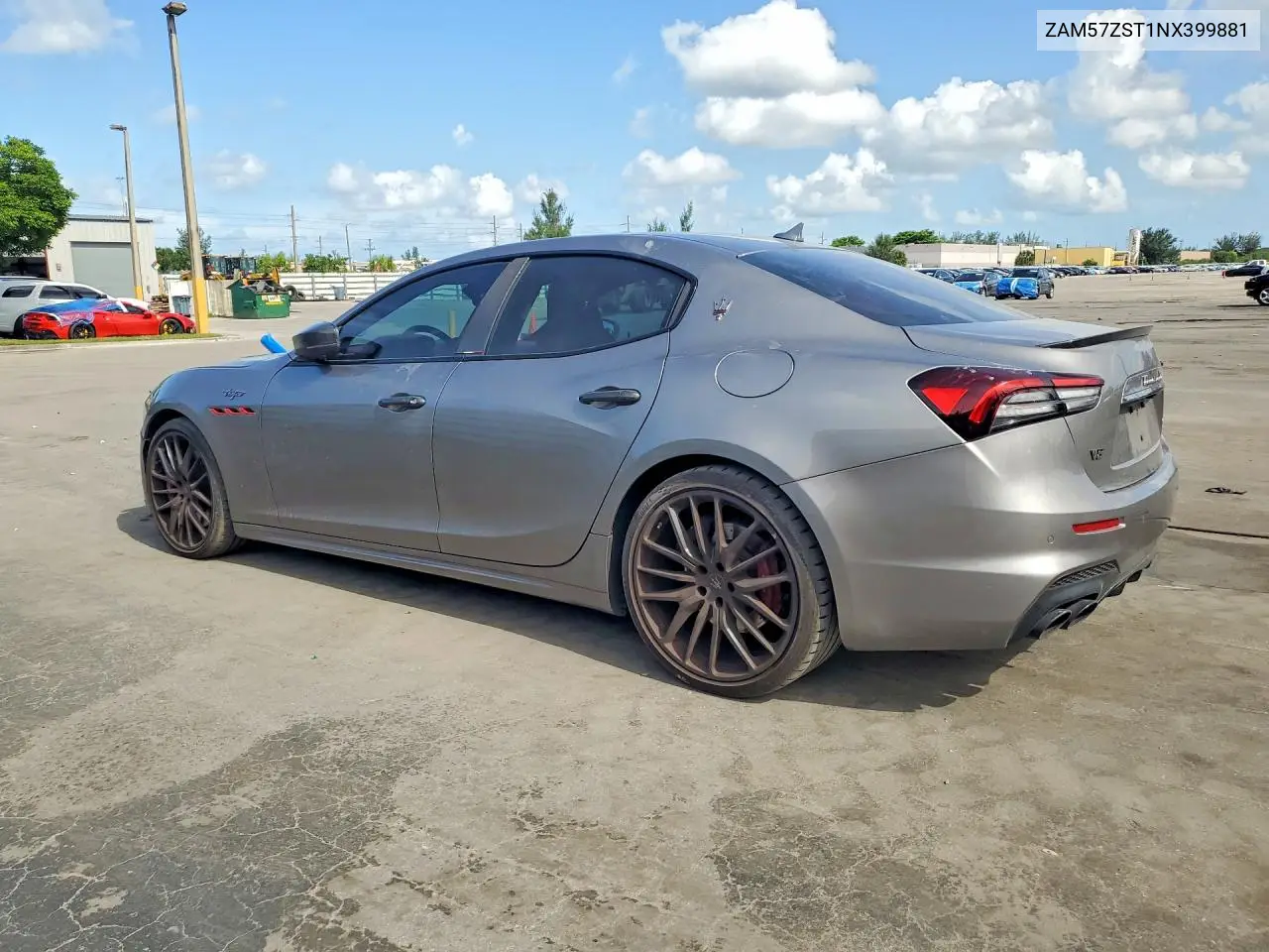2022 Maserati Ghibli Trofeo VIN: ZAM57ZST1NX399881 Lot: 58028046
