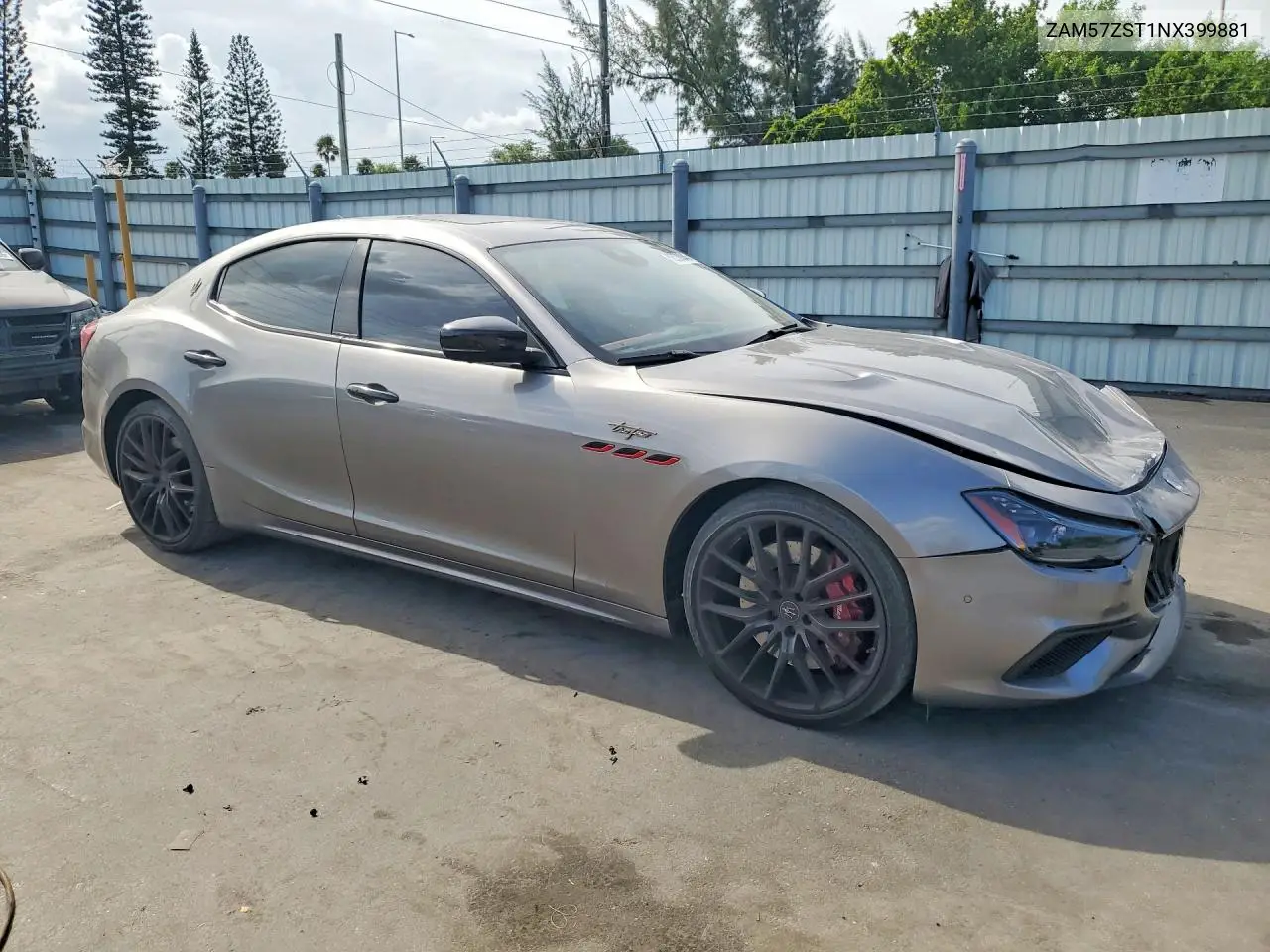 2022 Maserati Ghibli Trofeo VIN: ZAM57ZST1NX399881 Lot: 58028046