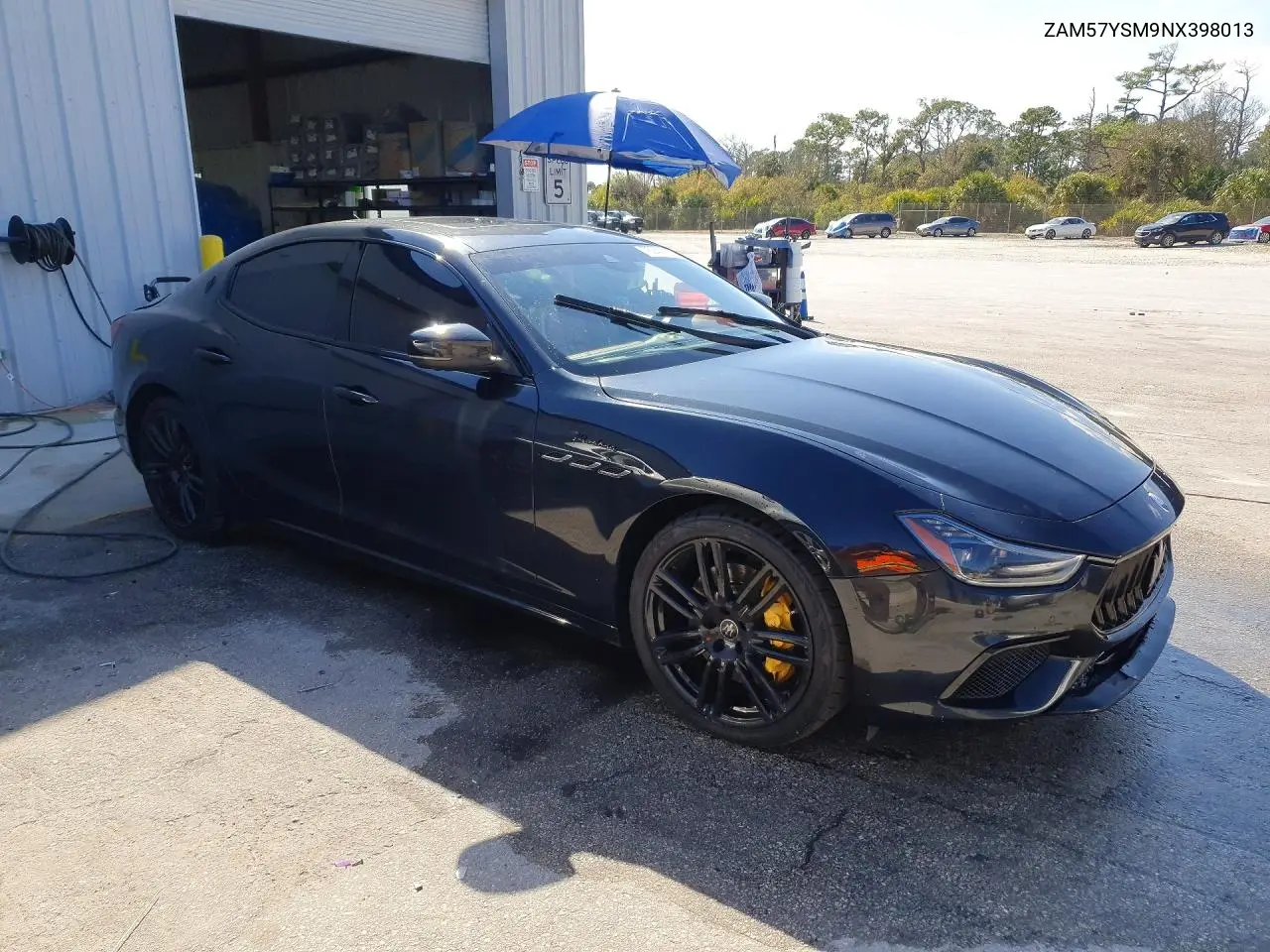 2022 Maserati Ghibli Modena VIN: ZAM57YSM9NX398013 Lot: 76241425
