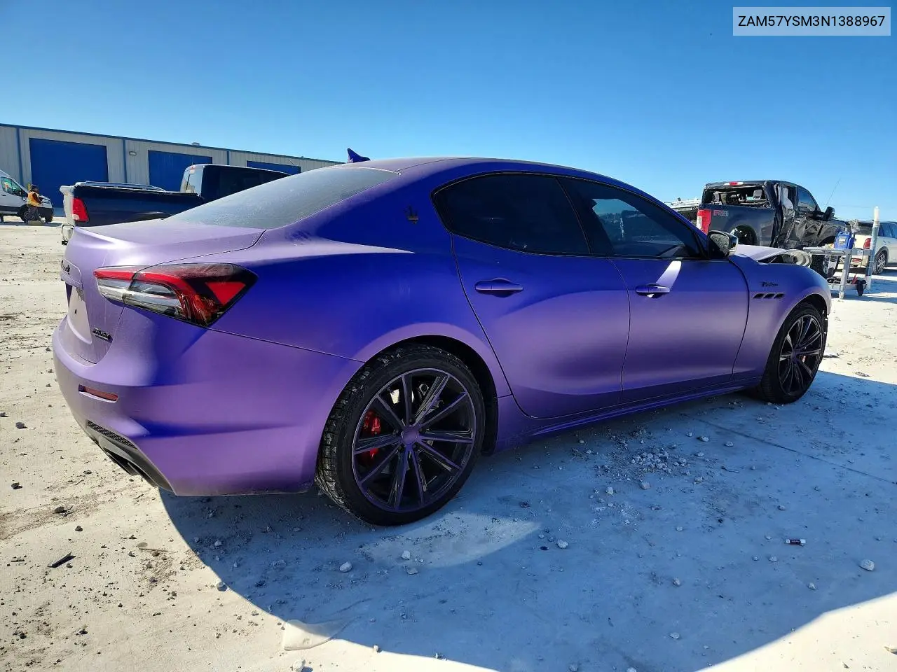 2022 Maserati Ghibli Modena VIN: ZAM57YSM3N1388967 Lot: 76376925