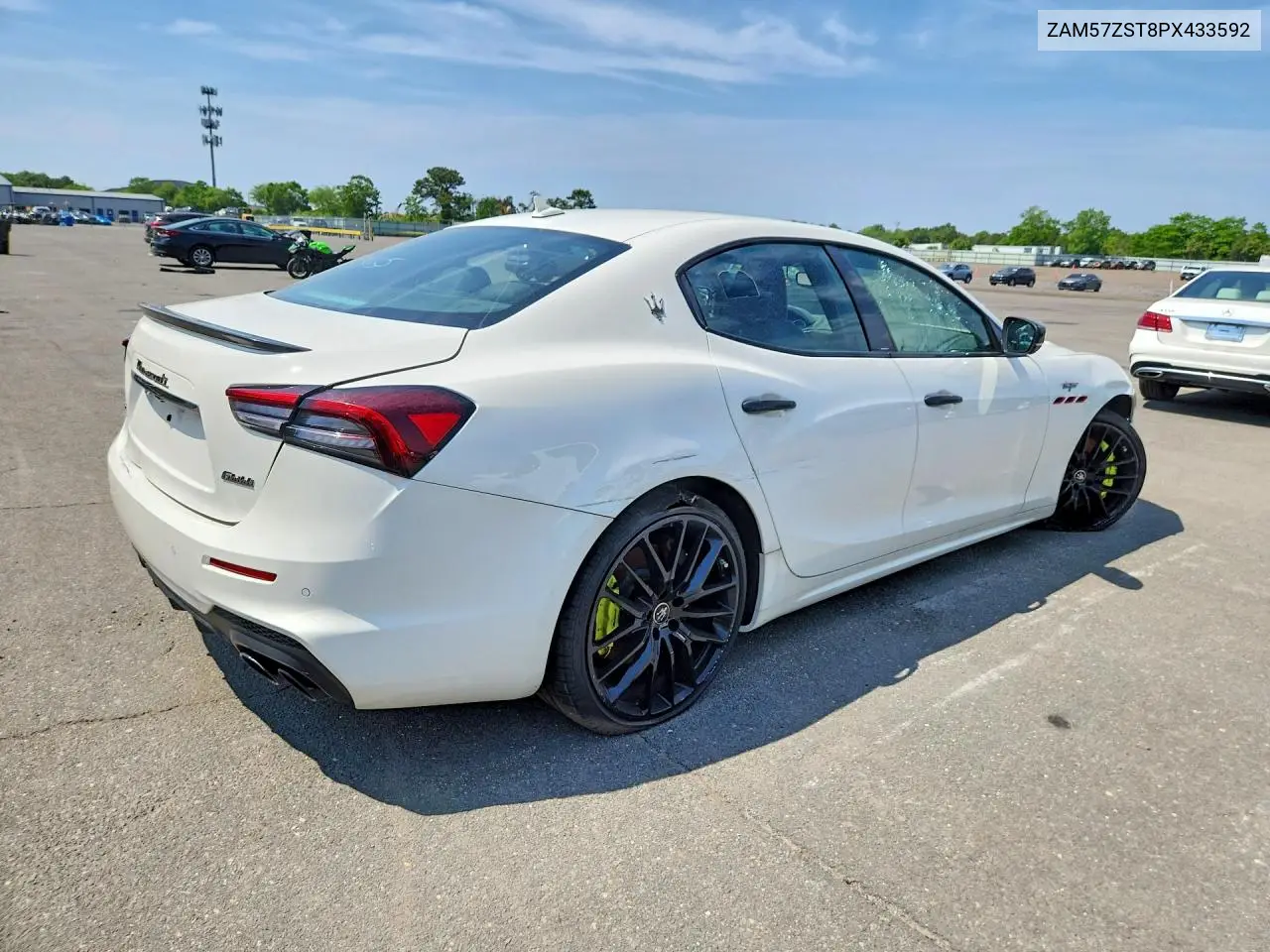 2023 Maserati Ghibli Trofeo VIN: ZAM57ZST8PX433592 Lot: 50334225