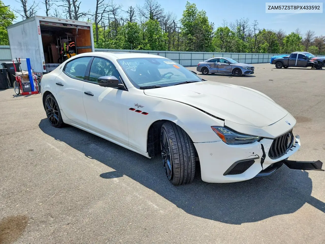 2023 Maserati Ghibli Trofeo VIN: ZAM57ZST8PX433592 Lot: 50334225