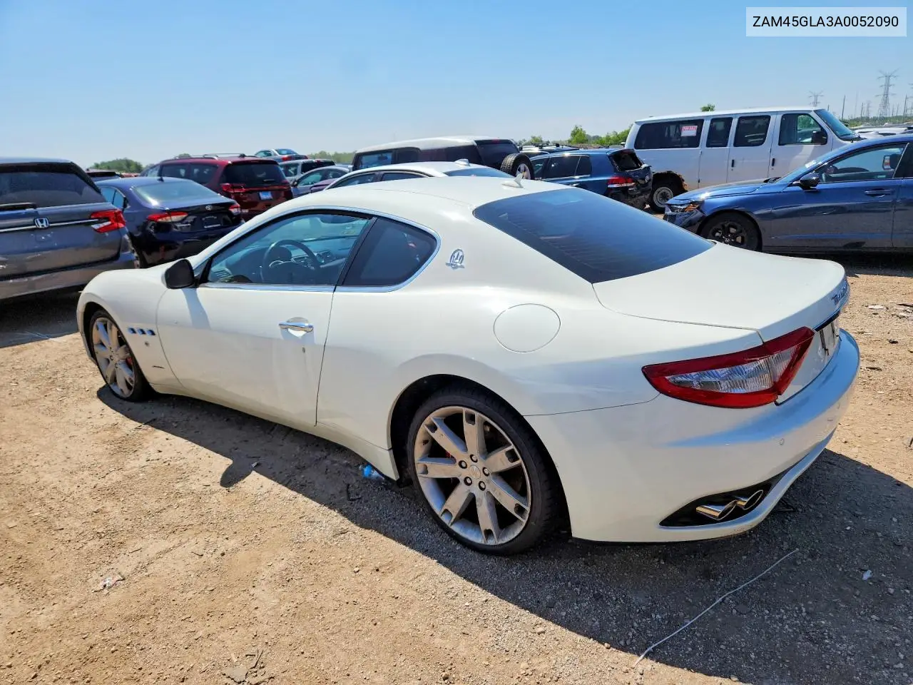 2010 Maserati Granturismo VIN: ZAM45GLA3A0052090 Lot: 59854286