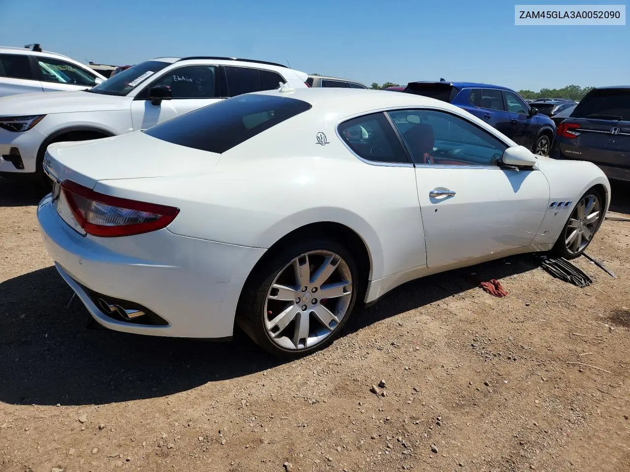 2010 Maserati Granturismo VIN: ZAM45GLA3A0052090 Lot: 59854286