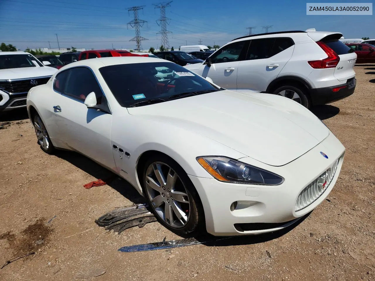 2010 Maserati Granturismo VIN: ZAM45GLA3A0052090 Lot: 59854286