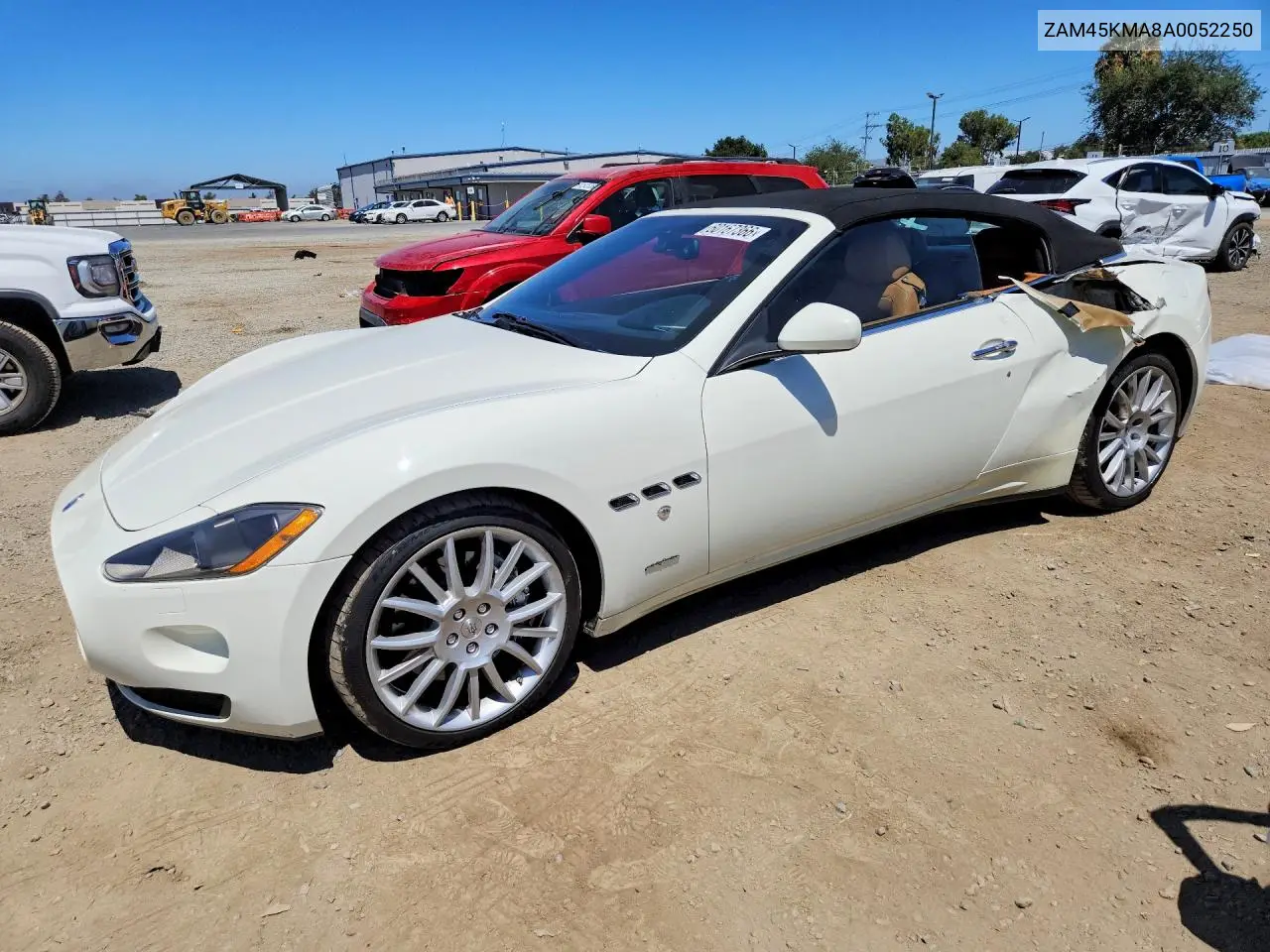 2010 Maserati Granturismo VIN: ZAM45KMA8A0052250 Lot: 60167366