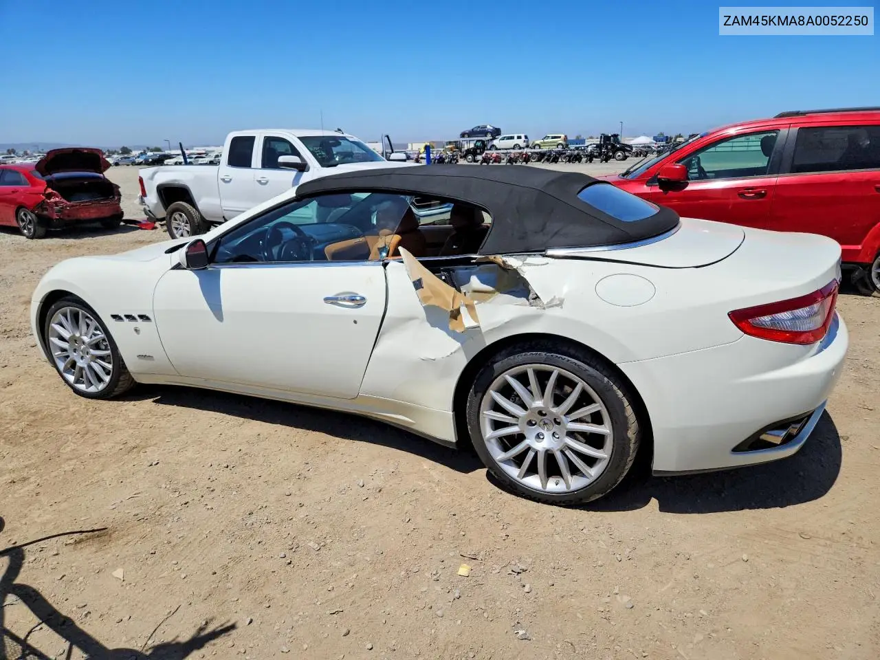2010 Maserati Granturismo VIN: ZAM45KMA8A0052250 Lot: 60167366