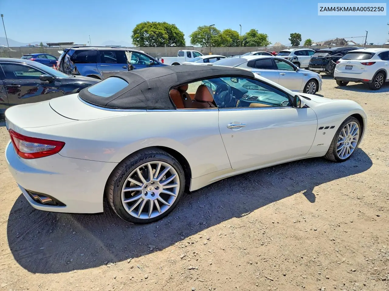 2010 Maserati Granturismo VIN: ZAM45KMA8A0052250 Lot: 60167366