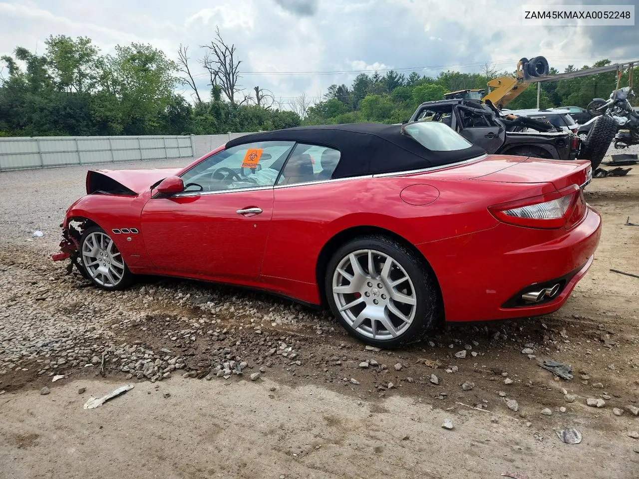 2010 Maserati Granturismo VIN: ZAM45KMAXA0052248 Lot: 60473396