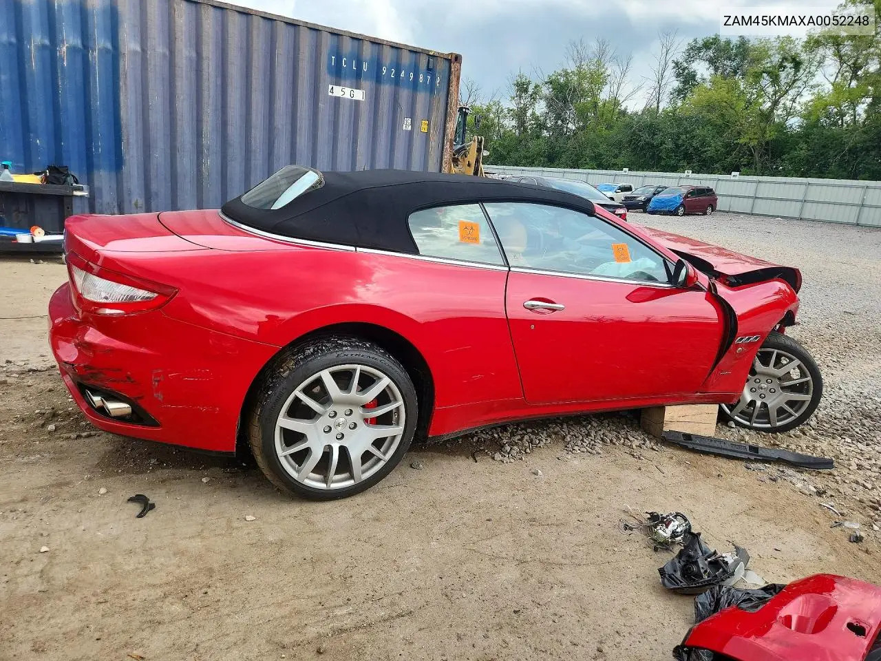 2010 Maserati Granturismo VIN: ZAM45KMAXA0052248 Lot: 60473396